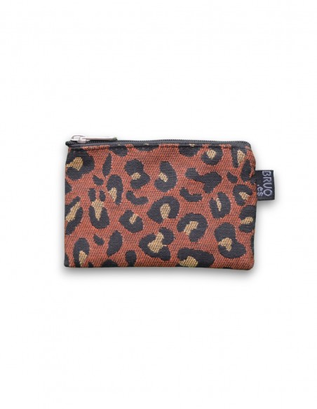 Wallet small, "leopard" terracotta - KO TAO