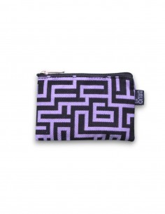 Wallet small, "laberint" lilac - KO TAO
