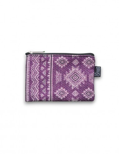Wallet small, "etnic" lilac - KO TAO