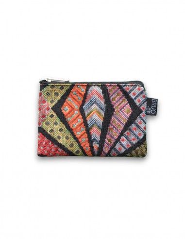 Porte-monnaie mini, "geo" noir - KO PU