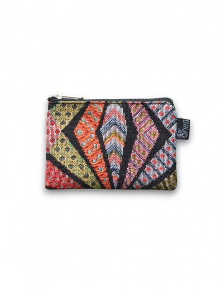 Monedero mini, "geo" negro - KO PU