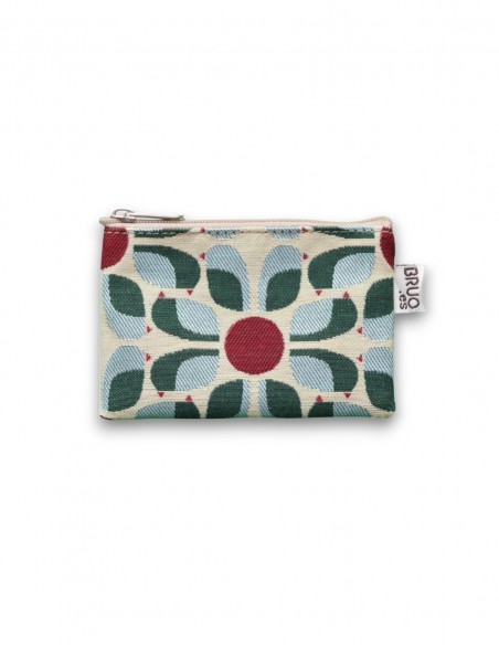 Moneder mini, "flores" - KO PU