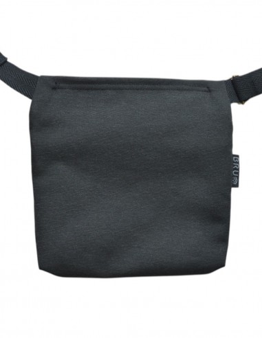 Sac Banane double 3 poches noire atras