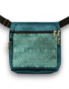 copy of Double waist bag 3 pockets "etnic" brown – PUKA PUKA