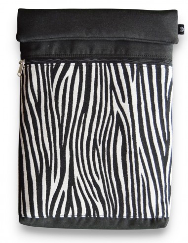 Laptop sleeve, "cebra" black – BARBADOS