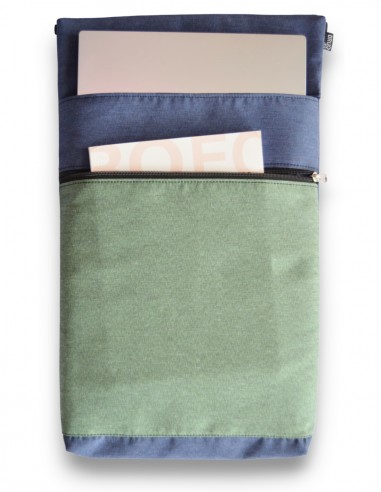 Funda ordenador, verde/azul open - BARBADOS