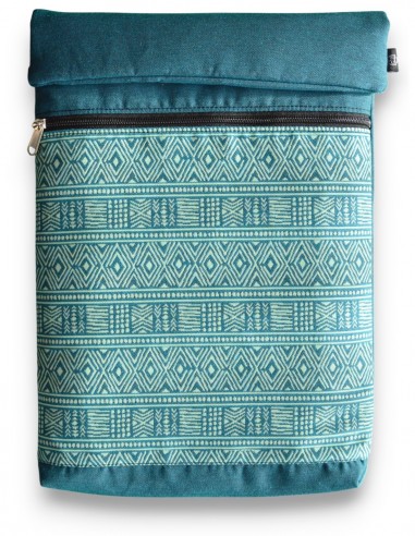 Laptop sleeve, "etnic" turquoise – BARBADOS