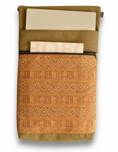 Laptop sleeve, "etnic" mustard – BARBADOS 2