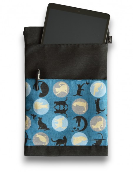 Housse pour tablette "cats" noir – CAIMAN