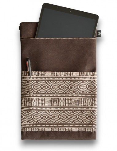 Funda tablet, "etnic" marrón - CAIMAN