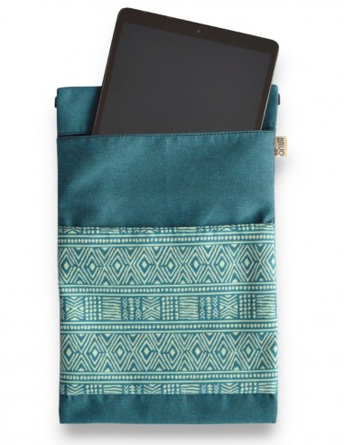 Funda de tauleta "etnic" turquesa – CAIMAN
