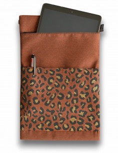 Funda tablet, "leopard" teja - CAIMAN
